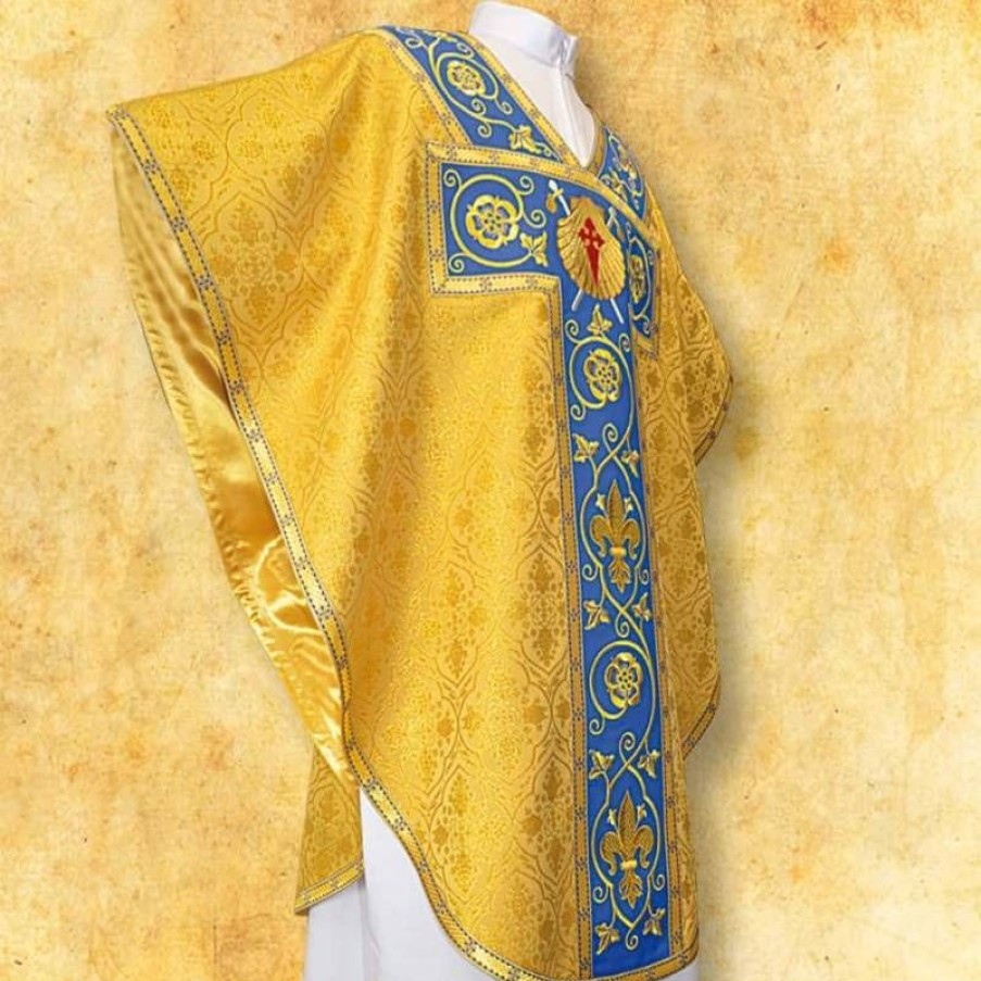 Chasubles Articles Religieux | Chasuble Coquilles De Saint-Jacques