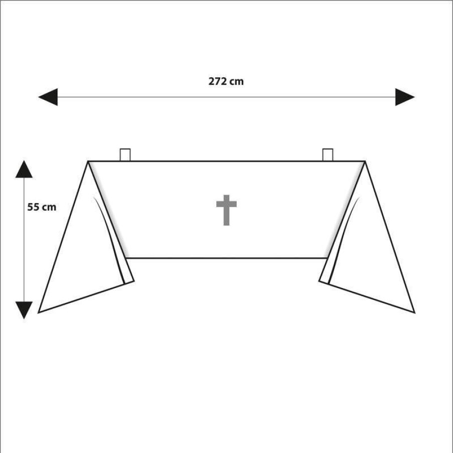 Voiles Humeral Articles Religieux | Voile Humeral Coquilles De Saint-Jacques