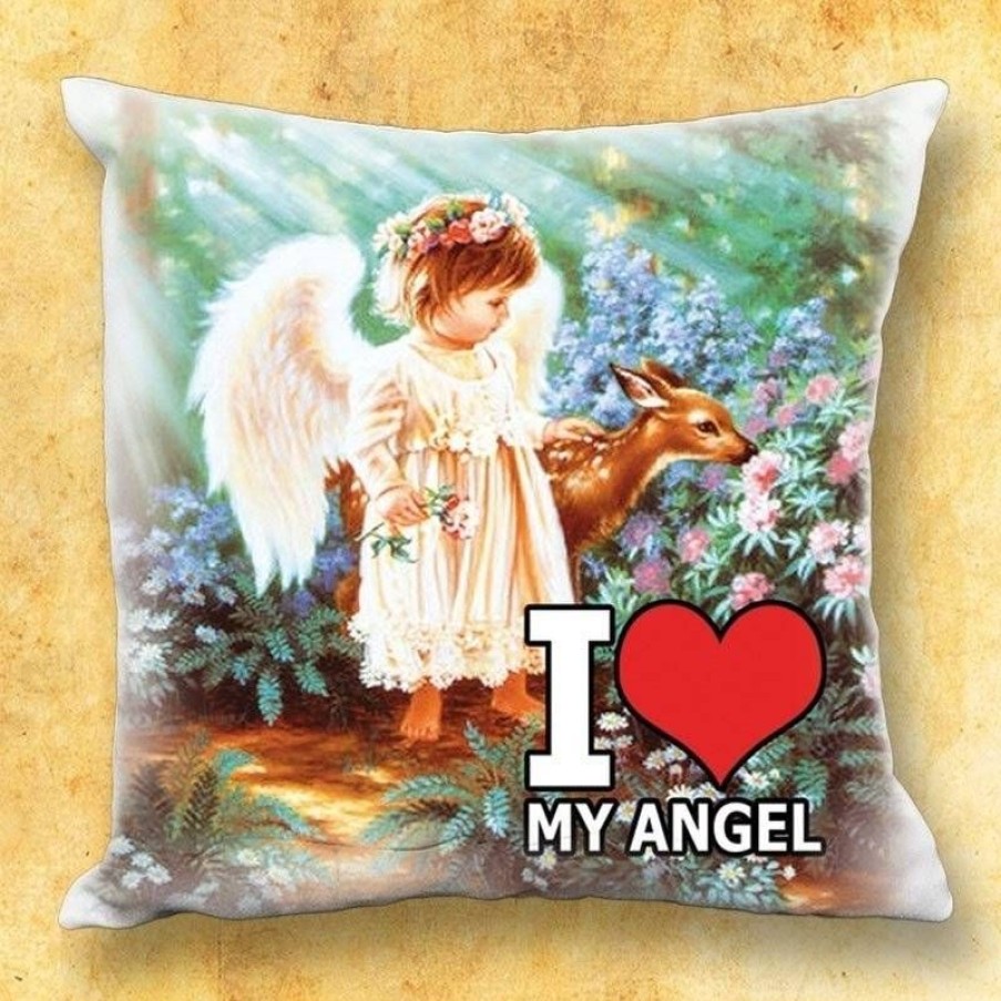 Idee Cadeau Articles Religieux | Coussin Avec Motif - My Angel