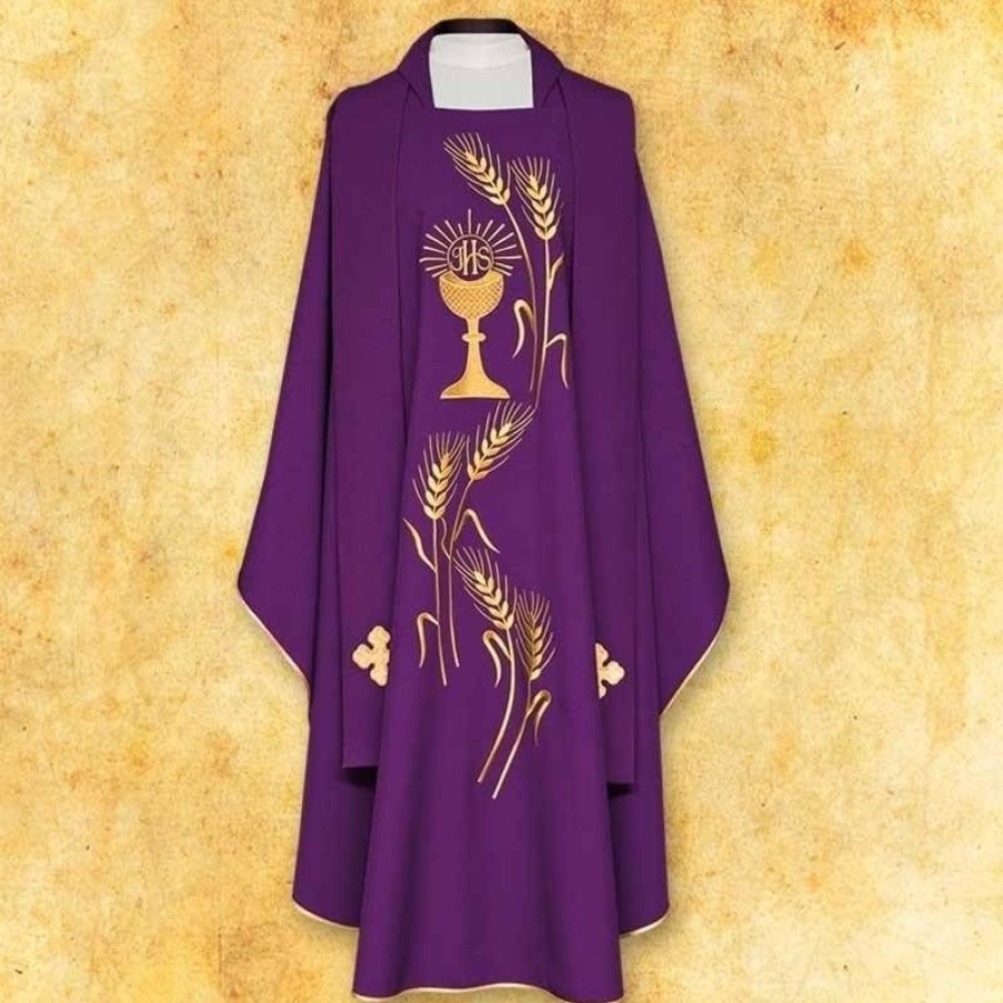 Chasubles Articles Religieux | Chasuble Calice Et Jhs