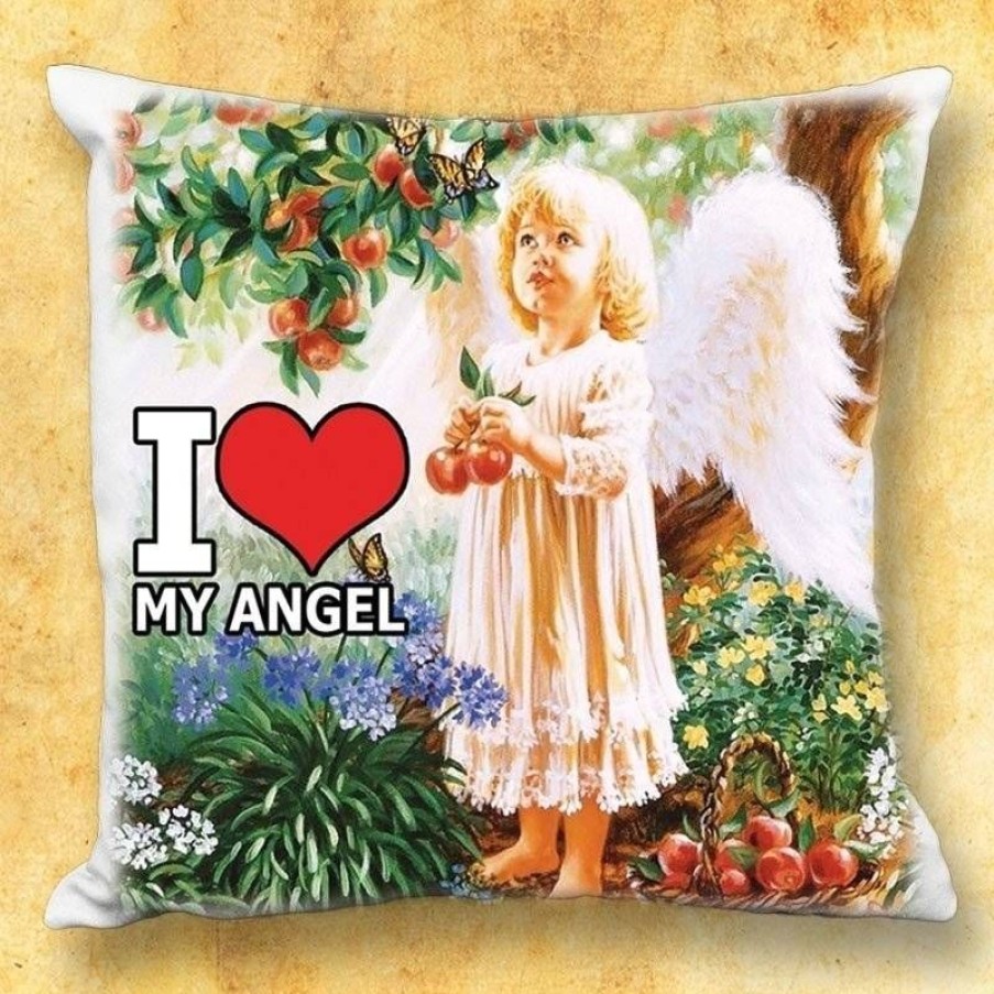 Idee Cadeau Articles Religieux | Coussin Avec Motif - My Angel