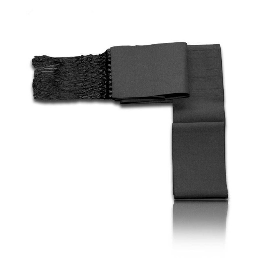 Vetements Du Clerge Articles Religieux | Ceinture De Soutane Noir