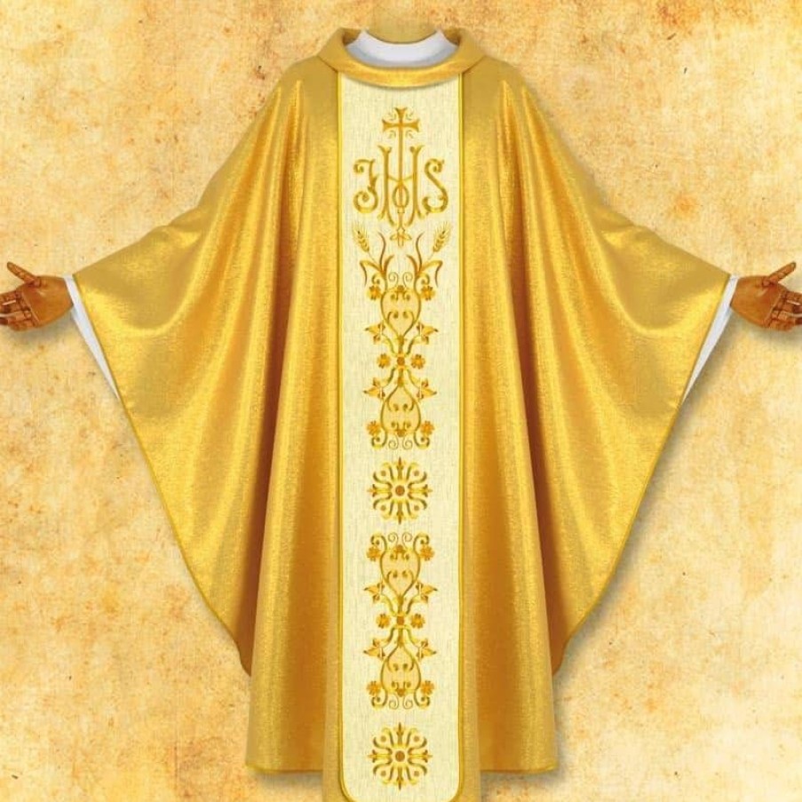 Chasubles Articles Religieux | Chasuble Avec Ceinture Brodee