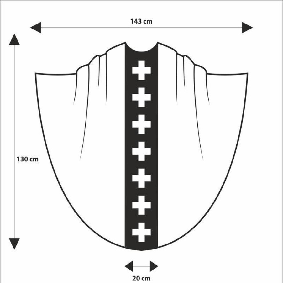 Chasubles Articles Religieux | Chasuble Avec Ceinture Brodee