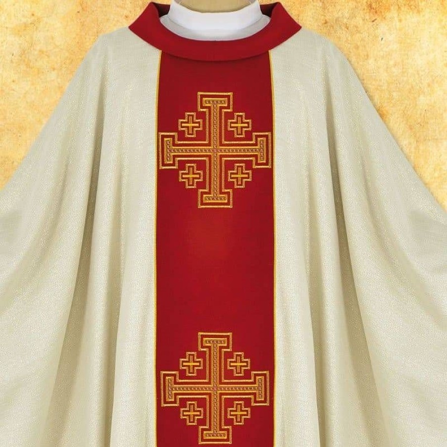 Chasubles Articles Religieux | Chasuble Avec Ceinture Brodee