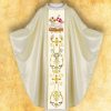 Chasubles Articles Religieux | Chasuble Avec Ceinture Brodee Agneau