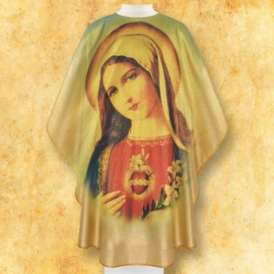 Chasubles Articles Religieux | Chasuble Avec Photo Nd