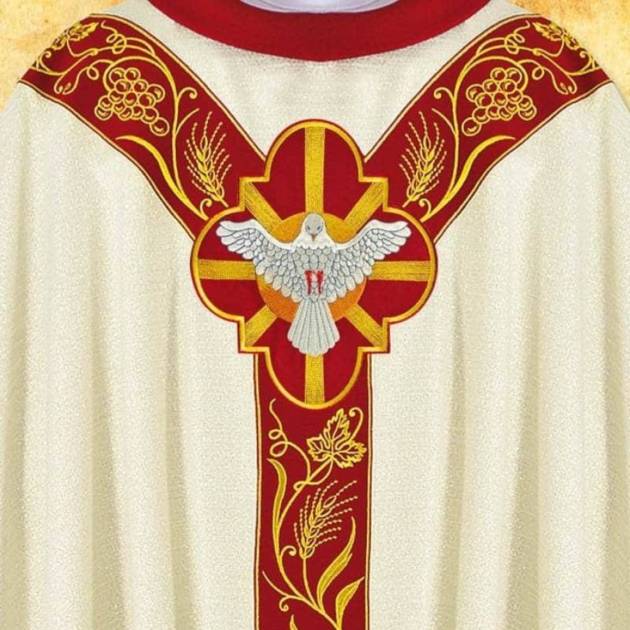 Chasubles Articles Religieux | Chasuble Avec Ceinture Brodee