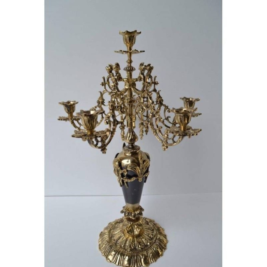 Eglise Articles Religieux | Candelabre 6 Flammes - Poire