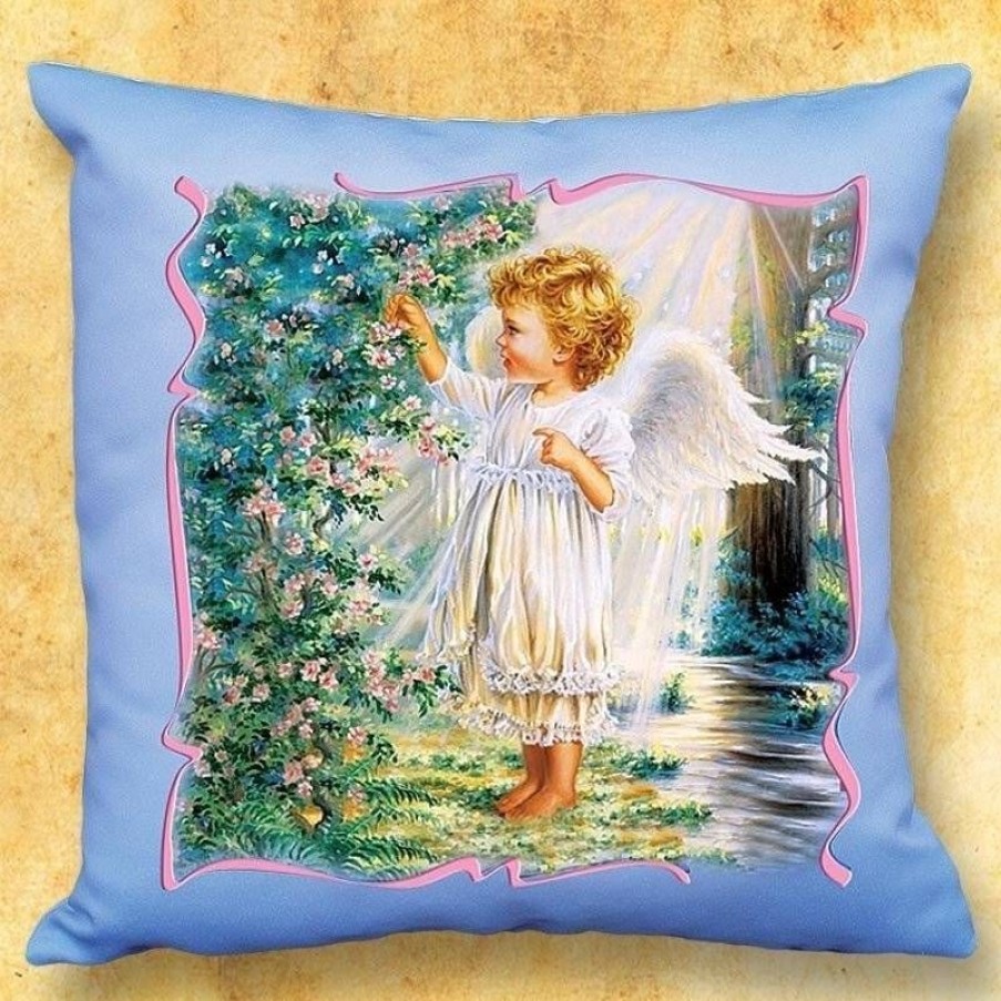 Idee Cadeau Articles Religieux | Coussin Avec Motif - My Angel