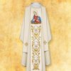 Chasubles Articles Religieux | Chasuble Coeur De Marie