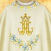 Chasubles Articles Religieux | Chasuble Mariale Avec Lilium